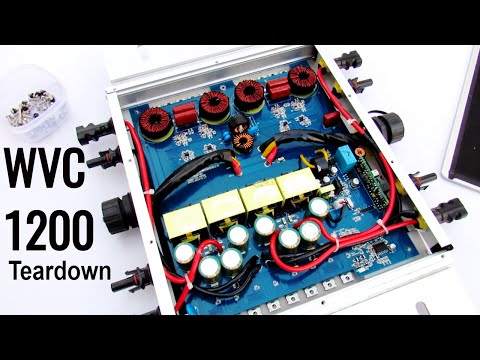 WVC1200 Solar Micro Grid Tie Power Inverter Teardown & Repair