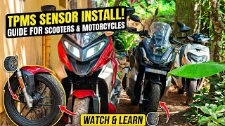 Tpms Sensor Installation On Hero Zoom 160 