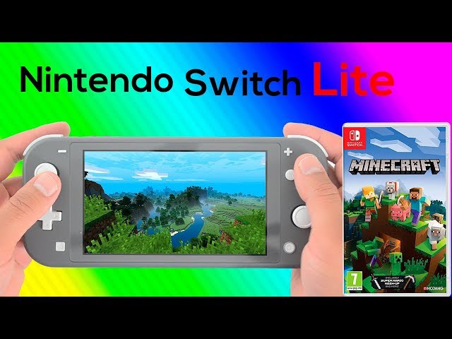 Minecraft Nintendo Switch Lite Gameplay - YouTube