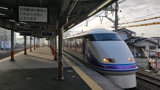 639.西新井駅を通過する東武100系特急きぬ105号