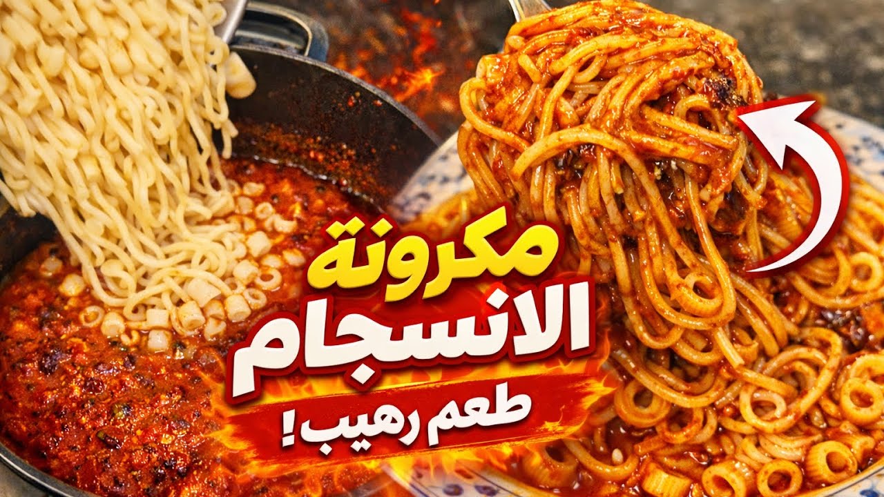 	3مكرونة الإنسجام | سر الطعم اللي مخليها مختلفة تمامًا 😋🔥