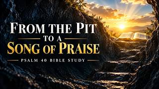 Psalm 40 Bible Study | From the Pit to a Song of Praise