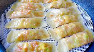 [Xiaoying Cuisine]A recipe of steamed zucchini&carrot dumplings