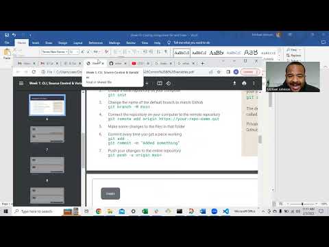 week 1 coding video