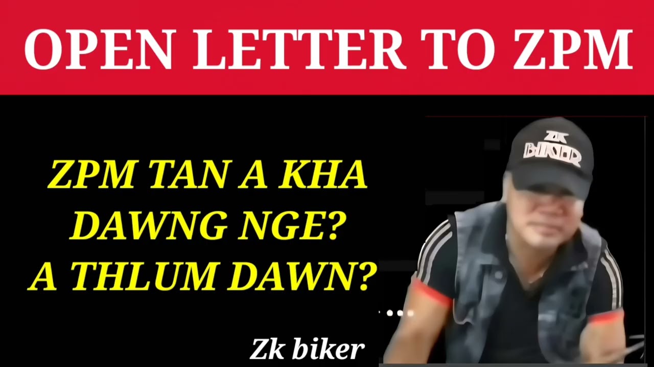 ZK BIKER, OPEN LETTER TO ZPM