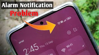 How To Remove Alarm icon from Notification Bar Android | Alarm Notification Kaise Band Karen
