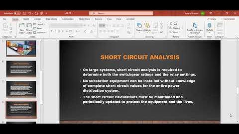 LAB 13 Perform the Short Circuit Analysis using ETAP