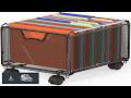 SIMPLE HOUSEWARE Stackable Mesh Hanging File Folder Organizer with Wheels Black