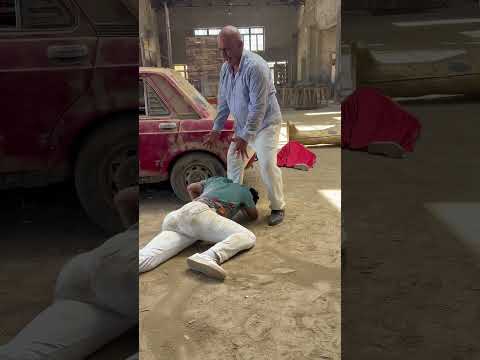 من كواليس فيلم عصابة الماكس انا والفنان محمد لطفي   كامري  