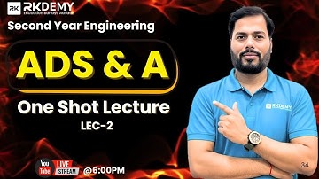 Advanced Data Structures & Algorithms | Exam + Placement Focus | NITIN SIR LIVE @6:00 PM