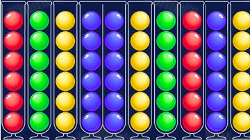 Ball Sort color Puzzle Game || Level 461-470 #ballgames #ballsortpuzzle