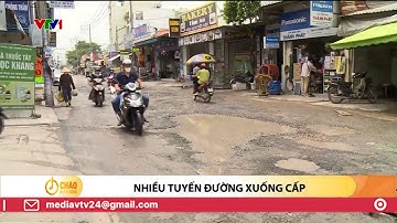 Nguy cơ tai nạn do đường xuống cấp nghiêm trọng | VTV24
