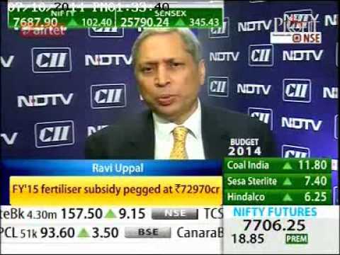 Reaction of JSPL on the Union Budget 2014-2015 on NDTV Profit.