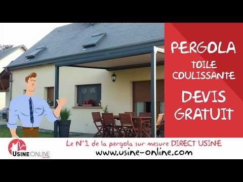 devis gratuit pergola toile coulissante