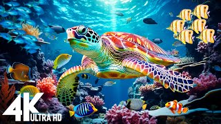 Under Red Sea 4K - Beautiful Coral Reef Fish in Aquarium, Sea Animals for Relaxation - 4K Video #22 by Dream Soul 1,543 views 2 weeks ago 3 hours, 55 minutes