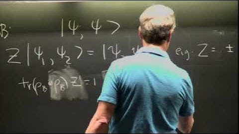 Joseph Polchinski Lecture 3 on The Black Hole Information Problem