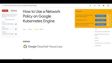How to Use a Network Policy on Google Kubernetes Engine|| #GCRF || #qwiklabs || #GSP480