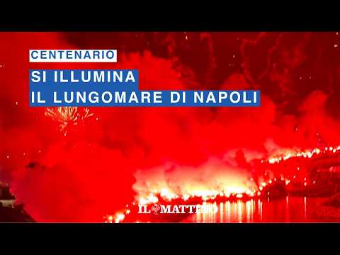 Video 1 AGOSTO 2026: IL NAPOLI COMPIE 100 ANNI, LA TORCIATA SUL LUNGOMARE