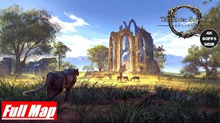 ESO Gameplay 2022 (PC) Greenshade Full Map [4K 60FPS HDR]