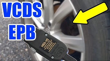 EPB reset with VCDS - parking brake release tutorial for changing brake pads