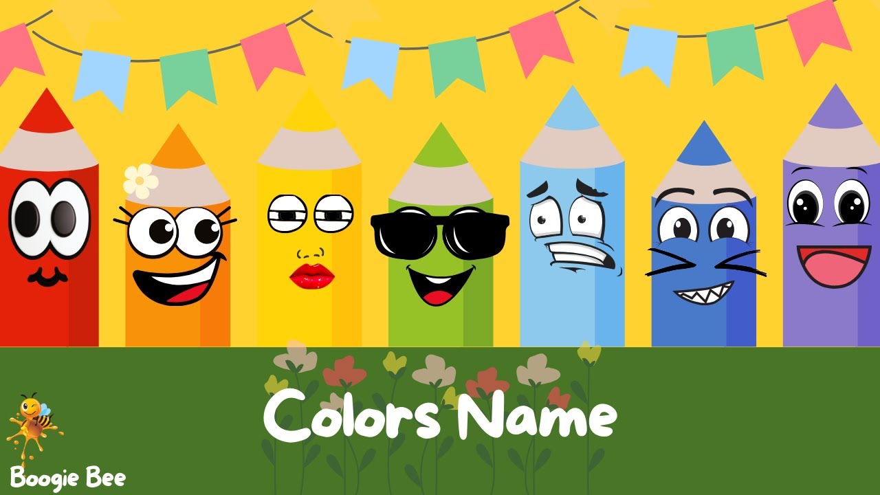 Booge R Colours The Colors Names|@Boogie Bee Rhymes - YouTube