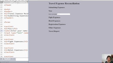 Adding Input Elements to an HTML Form