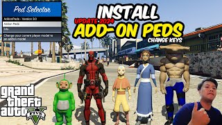 HOW TO INSTALL THE LATEST ADD-ON PEDS 2024 (NEW CHARACTER) GTA 5 MODS