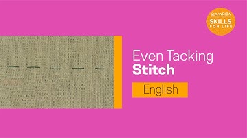 1.6.16 Even Tacking Stitch (English)