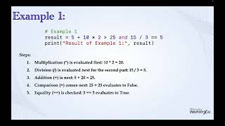 Python Operator Precedence Explained | Which Operator Runs First | Lec 15