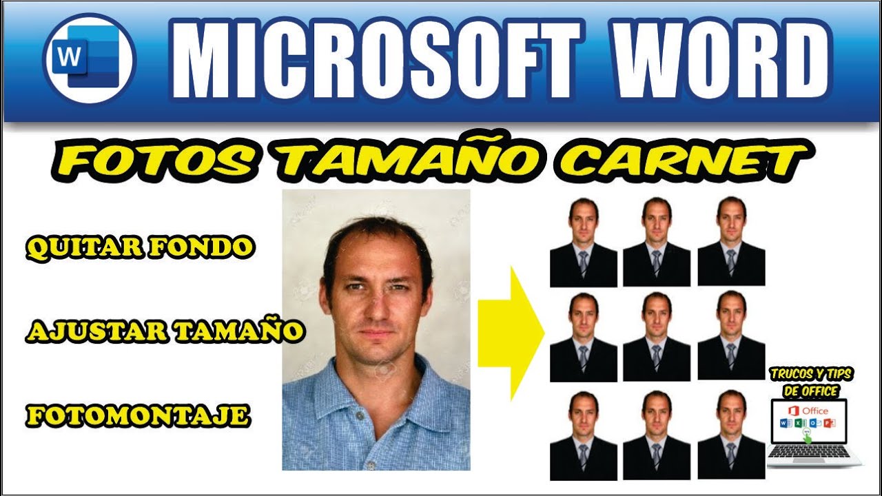 Medidas Fotos Carnet Dni Como hacer y editar una foto tamaño carnet en word - YouTube