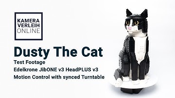 Edelkrone JibONE v3 HeadPLUS v3 Motion Control System | Dusty The Cat | Test Footage