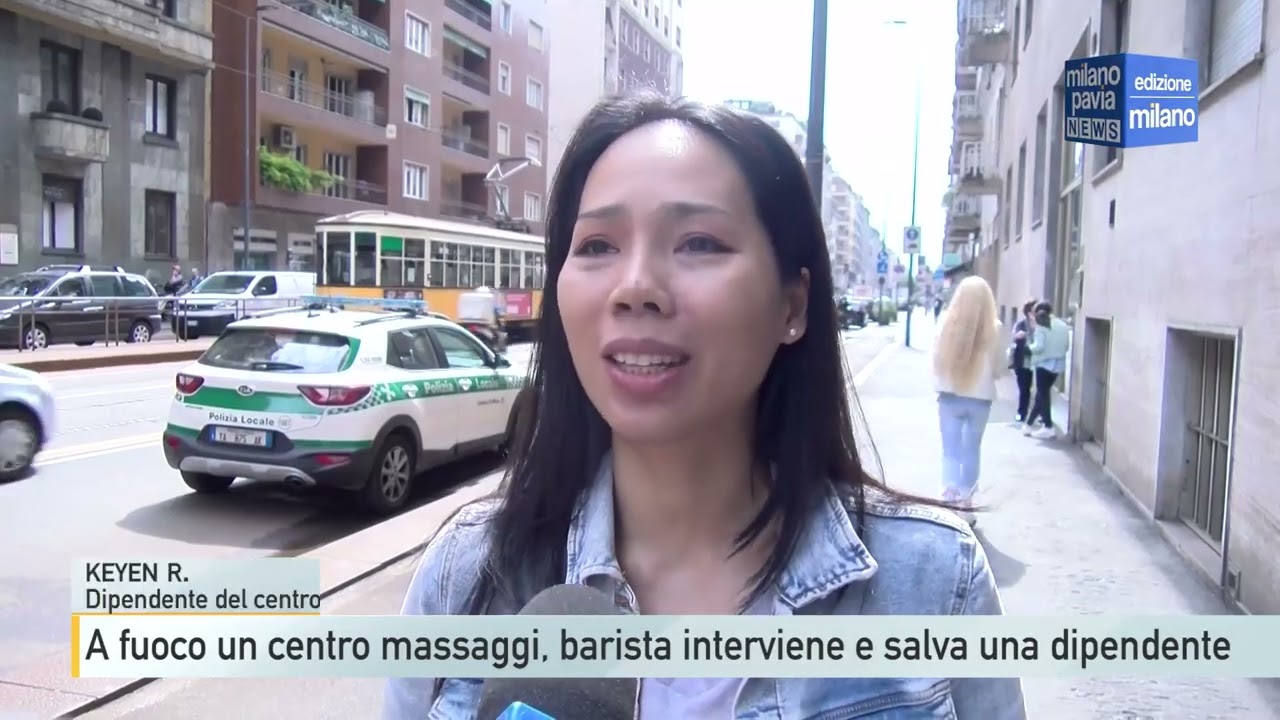 Milano incendio in viale Tunisia, barista interviene e salva la dipendente di un centro massaggi