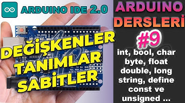 Arduino Değişkenler, Sabitler - Arduino Variables, Constants - Multilingual Subtitles