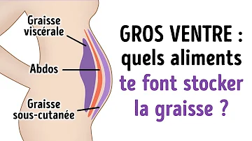 Quels sont les 5 aliments à eviter pour perdre du ventre