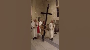 Thumbnail of ✝️#viacrucis Way of Cross, Stations of the Cross Catholic,CAMINO DE LA CRUZ, Chemin de Croix #shorts