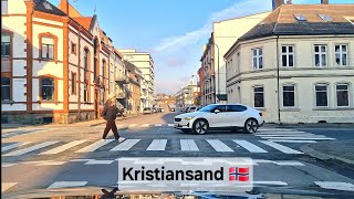 4K Driving In Kristiansand, Norway - Sunny November Day