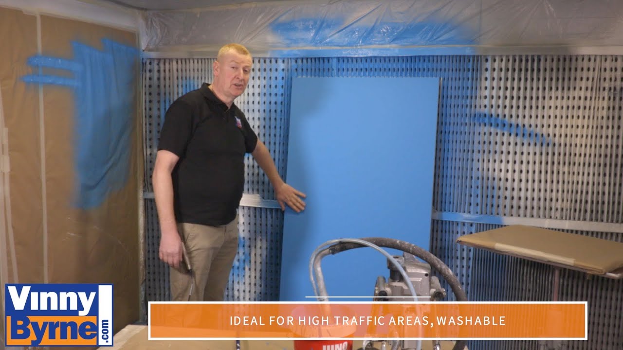 How to use interior paint which is fire retardant, washable and available in any colour YouTube