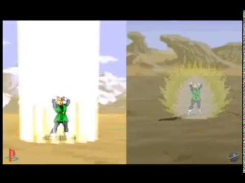 Dragon ball z Legends Game comparison PLAYSTATION vs SEGA SATURN - YouTube