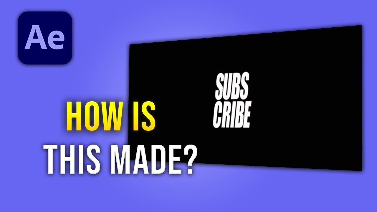 How to Make Kinetic Warp Text Animation in After Effects - YouTube