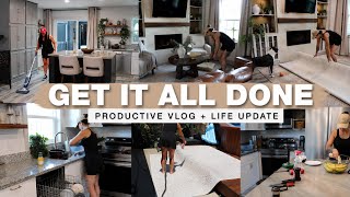 Home refresh | Get it all done with me | Productive vlog + life update 