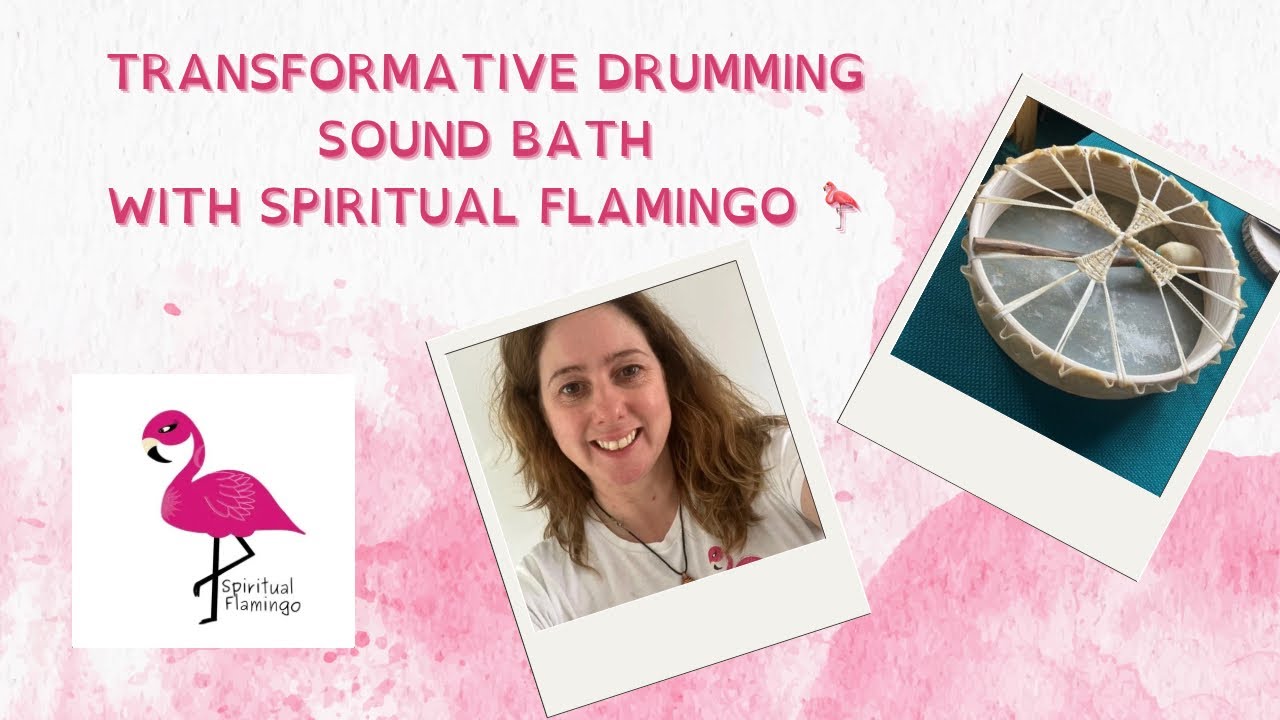 Transformative drumming sound bath journey held by the sea 🌊 🦩 - YouTube