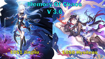 Memory Of Chaos V 3.6 | E0S1 Jingliu & E0S0 Hysilens x Black Swan Floor 4 | Honkai Star Rail