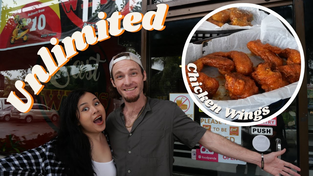 The Best Unlimited Chicken Wings in Bacolod Vlog by FilAm Couple