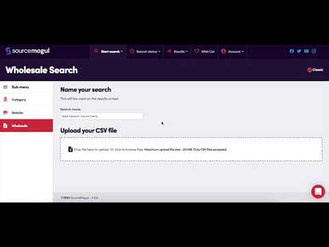 How To Start Wholesale Searches In SourceMogul