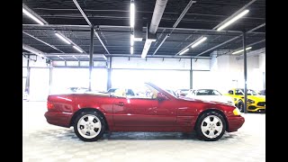 1999 Mercedes Benz SL500! Amber Red Metallic Paint! Low Miles! Startup and walk around!
