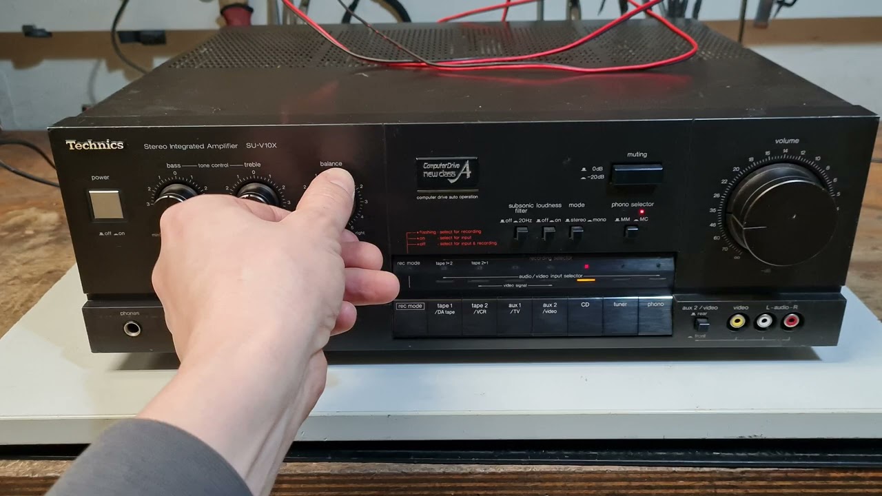 ☆Technics 最上位機種 SU-V10X 保証付 整備済 取説付 動作良好 別格の