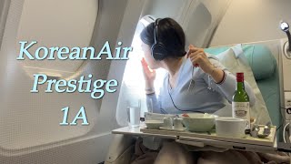 KoreanAir Prestige 1A | 대한항공 맨 앞자리 프레스티지 슬리퍼 | 대한항공 비즈니스 좌석 리뷰