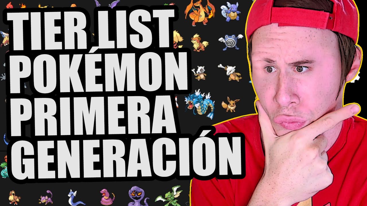 TIER LIST - POKÉMON 1ª GENERACIÓN - FOLAGOR EDITION - YouTube