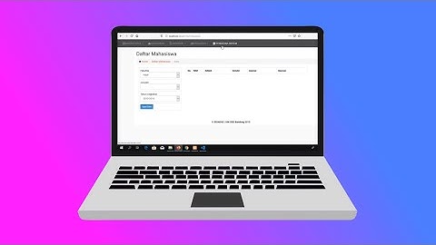 Aplikasi sistem informasi akademik berbasis web