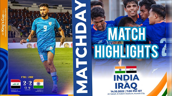 India 🇮🇳 vs Iraq🇮🇶 || Kings cup 2023|| Full Match Highlights